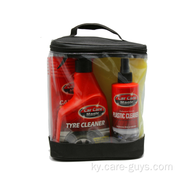 Car Car Care Kit автоунаасы Поляк дөңгөлөктөрүн тазалайт